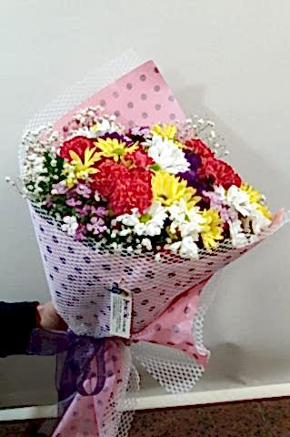 MEVSİM ÇİÇEKLERİNDEN BUKET