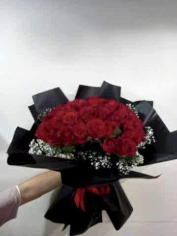 41 kırmızı gül buketi