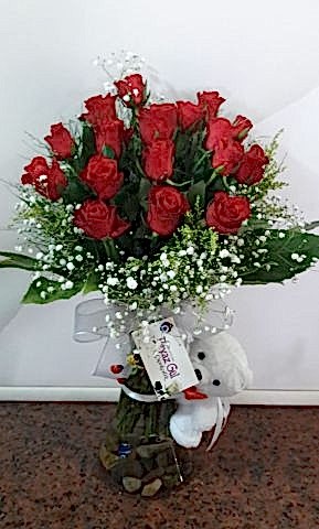 cam fanus icinde gül