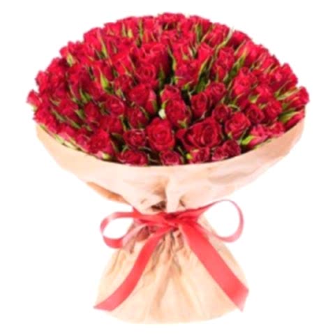 100 Adet Kırmızı Gül