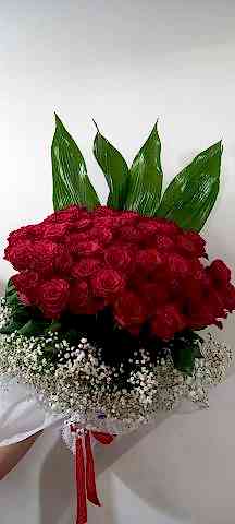 41 kırmızı gül buketi