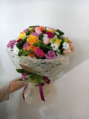 15 adet gül karışık buket