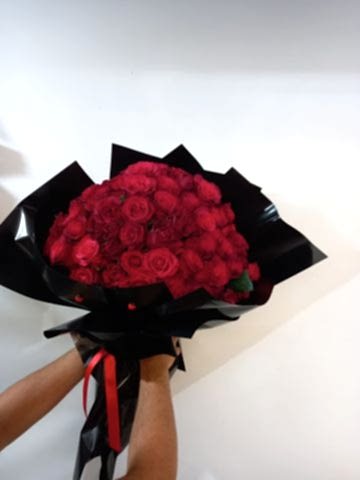 41 kırmızı gül buketi